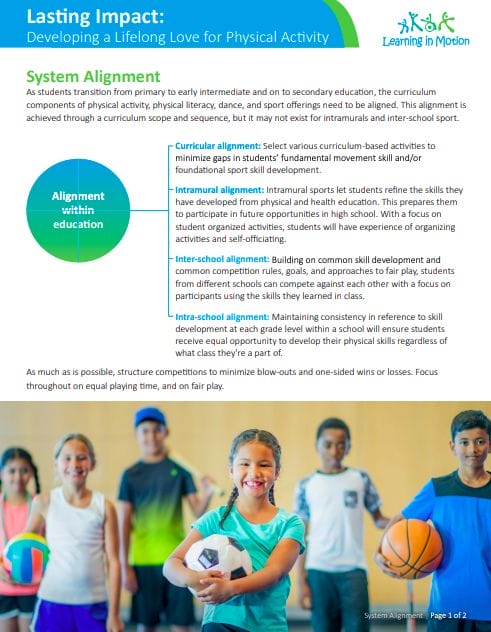 Lasting Impact: System Alignment