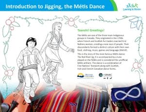 Introduction to Jigging, the Metis Dance - pdf screenshot
